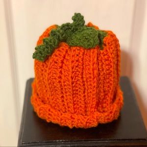 Pumpkin baby hat